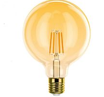 Лампа светодиодная филаментная Ретро Фотон G95 E27 220В 6Вт 2200К картинка 